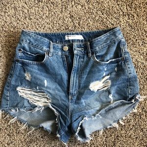 Garage denim shorts
